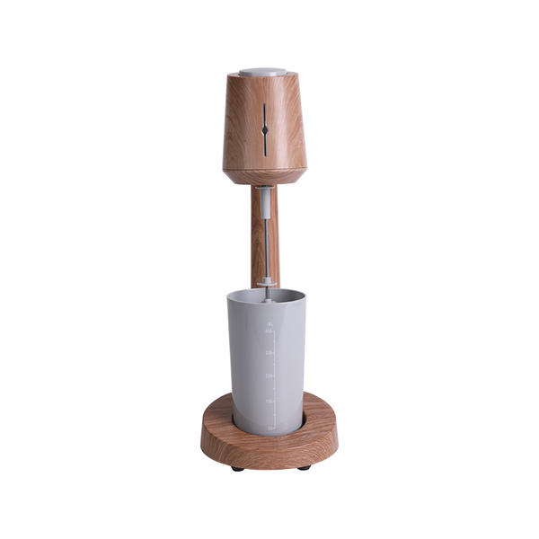 HSM-717 Wood Grain Natural Style LED Indicator Children Friendly European Popular Family Use Drink Mixer