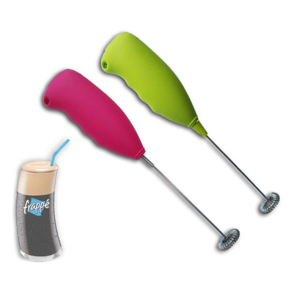 HB-301 Battery Powered FDA Certified S0pring Head Coffee Tool Froth Milk Foam Latte Cappuccino Hand Blender