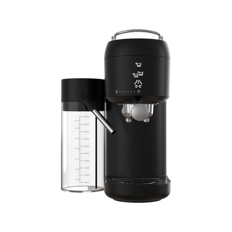 TC-58 PLUS All-in-One Espresso Machine – 20Bar Pressure with Milk Container, 15s Fast Heat-Up, One-Touch Cappuccino & Large 1000ml Tank