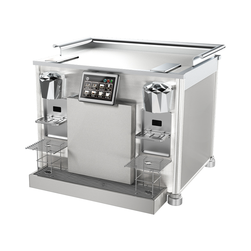 TC-66 Espresso Machine – 20Bar Dual Boiler, Touchscreen Control, Built-in Milk Fridge & 4L Water System for High-Volume Use